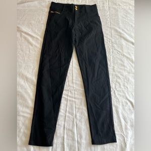 Bottom # Sharp Girls Black Pants with Gold Details Size Large (girls)